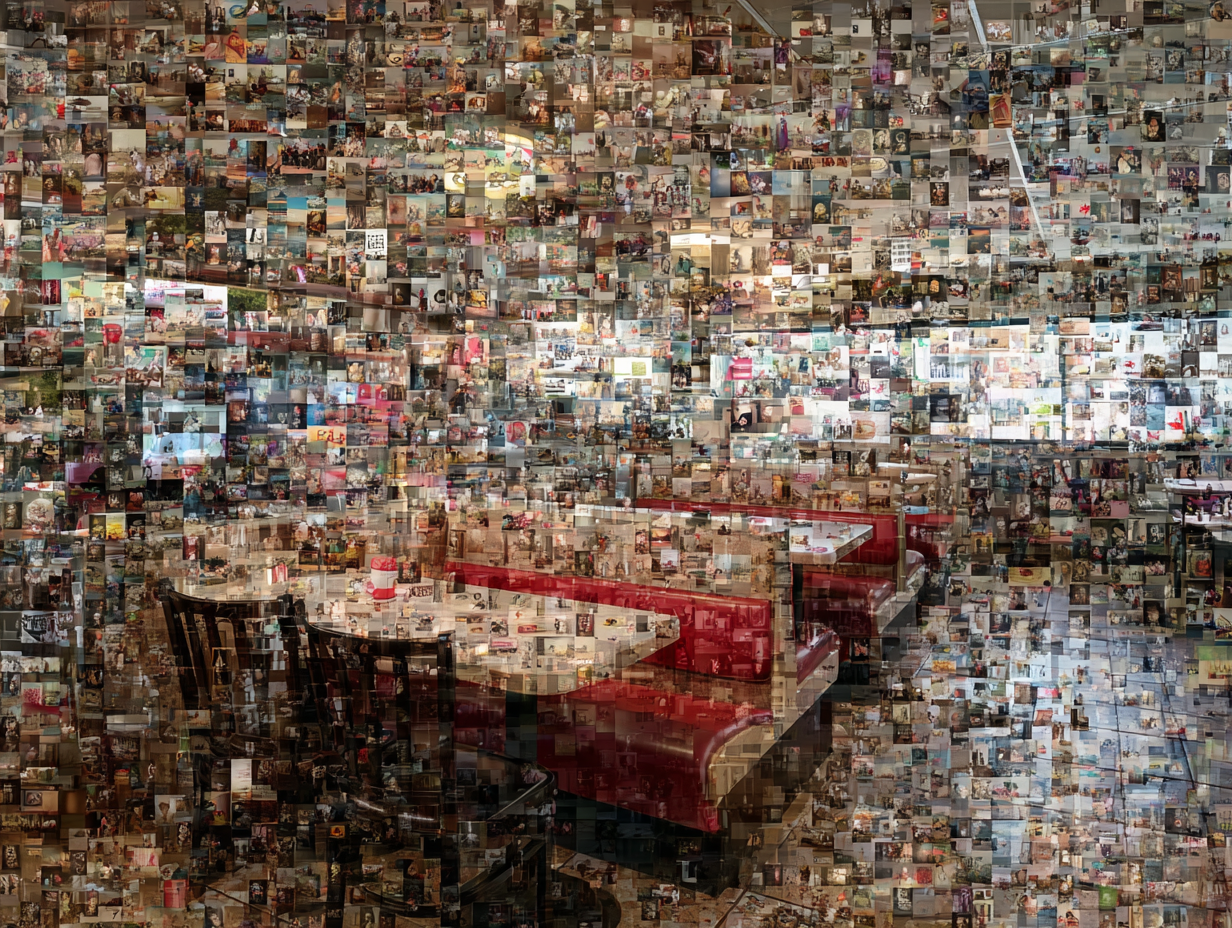 restaurant image mosiac