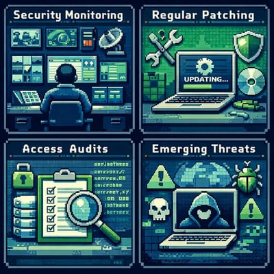 pixel art digital security